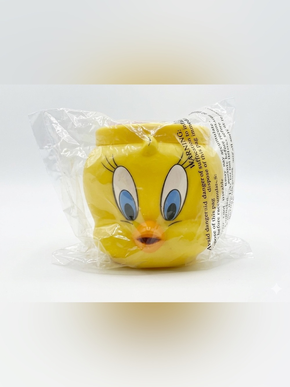 Vintage 1992 Tweety Bird 3D Character Mug‎ Promotional Partners Looney Tunes New
